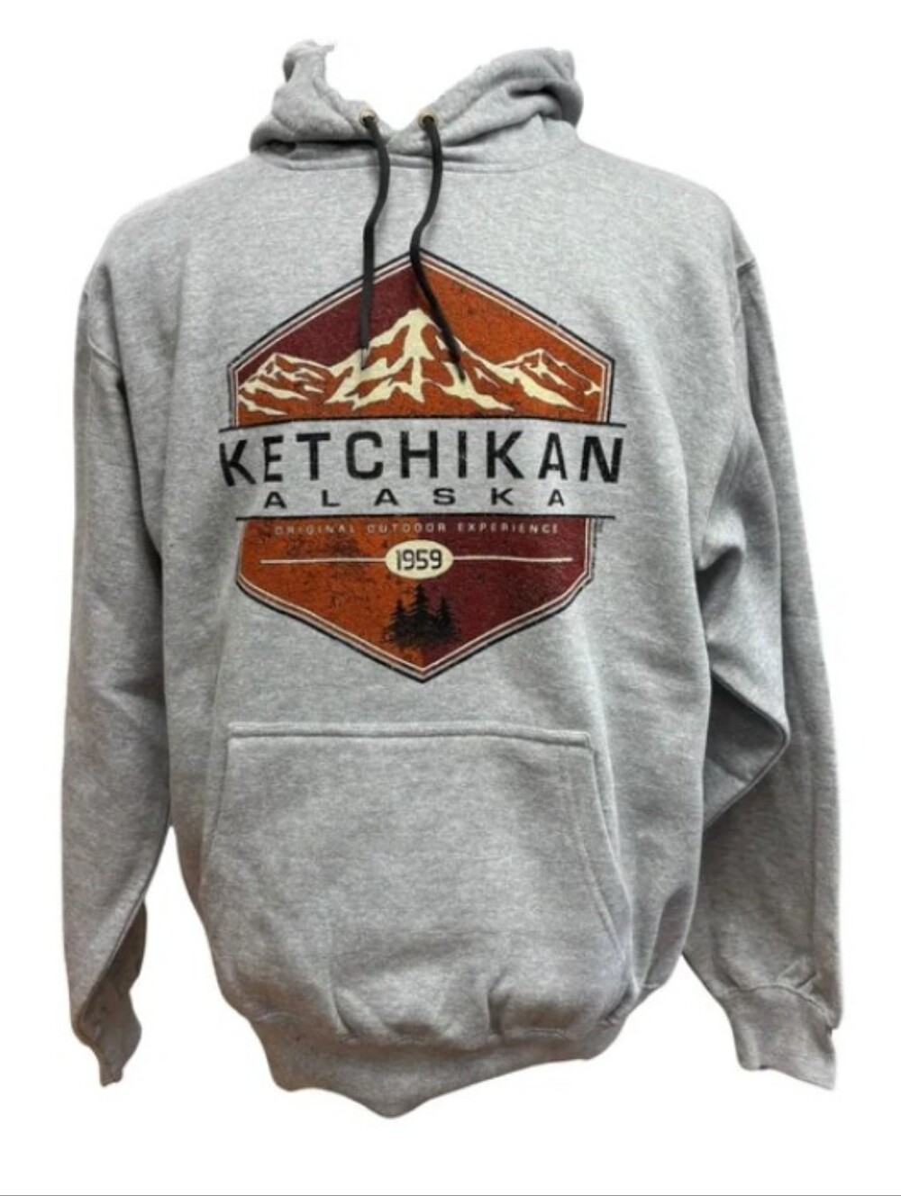 Tongass Trading Company Ketchikan Bourbon Mountains Hoodie Size M NWT